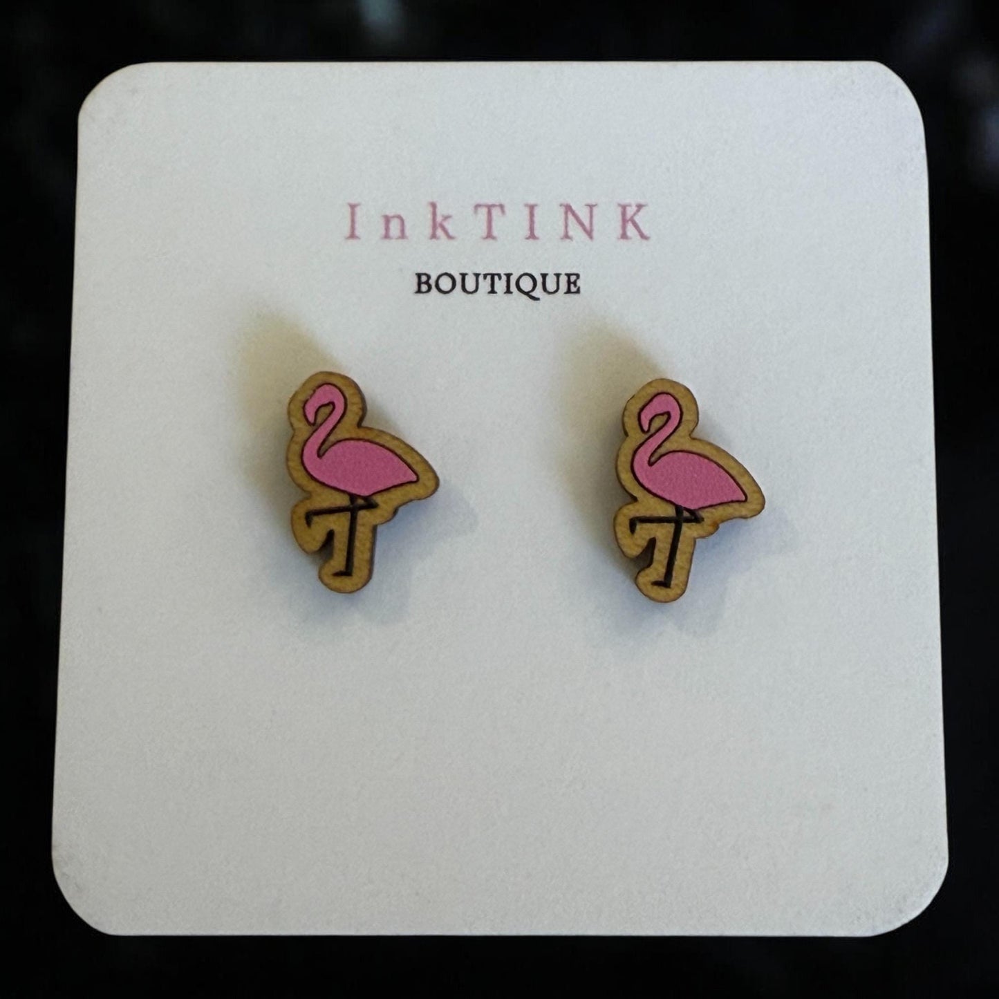 Flamingo Stud Earrings