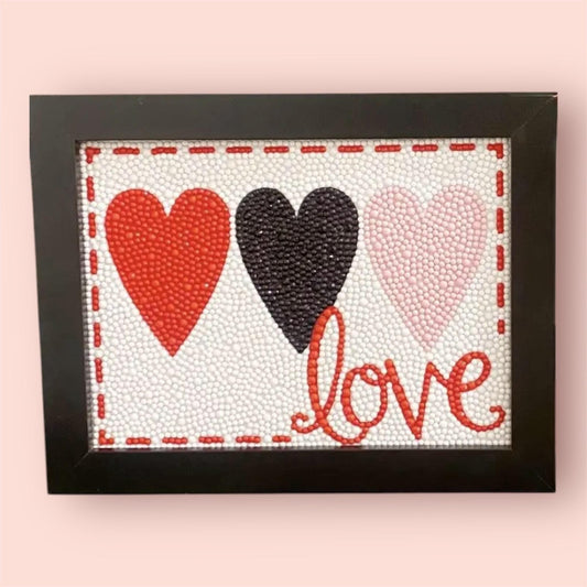 Valentines Day. Diamond Art Kit. Fun. Craft Kit. Crafting. Diamond Art. Diamond Painting