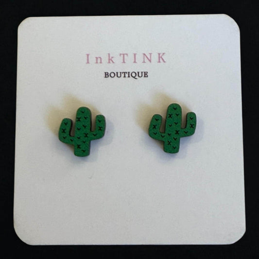 Cactus Stud Earrings