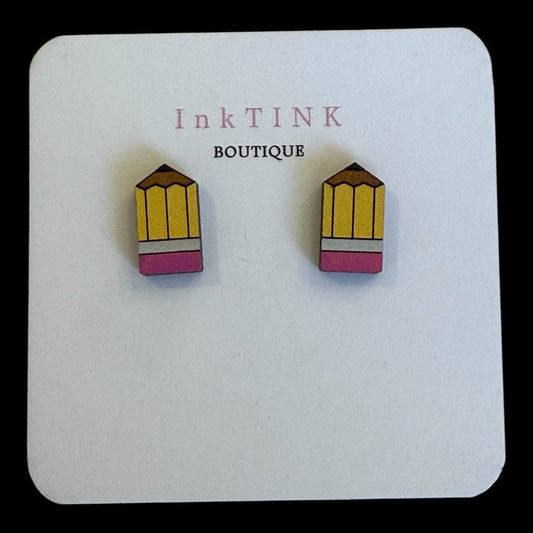 Pencil Stud Earrings