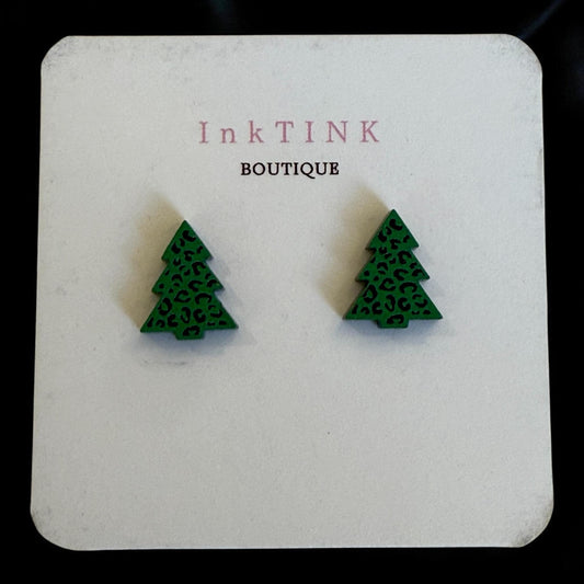 Christmas Tree Stud Earrings