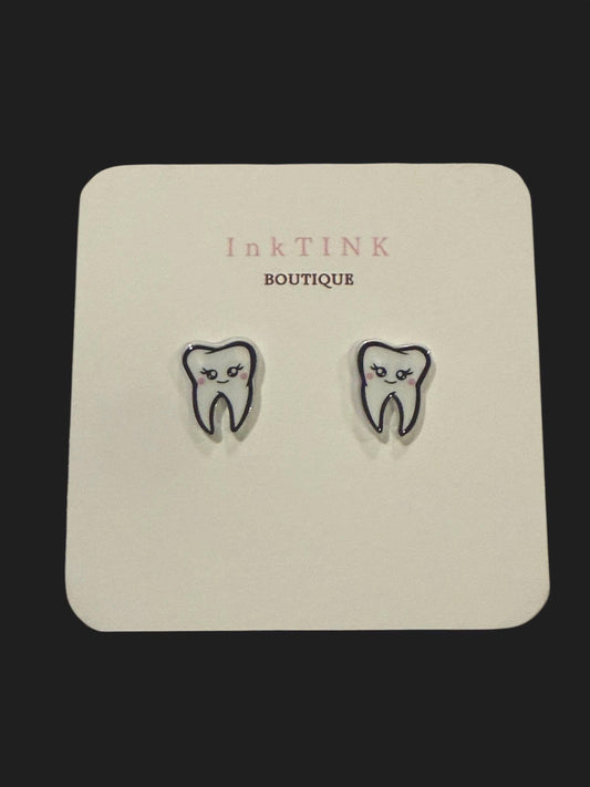 Tooth Stud Earrings